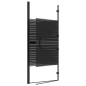 vidaXL Faltbare Duschkabine ESG 120x140 cm Schwarz vidaXL Faltbare Duschkabine ESG 120x140 cm Schwarz