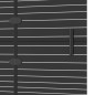 vidaXL Faltbare Duschkabine ESG 120x140 cm Schwarz vidaXL Faltbare Duschkabine ESG 120x140 cm Schwarz