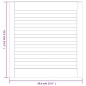 vidaXL Schranktür Lamellen-Design Weiß 61,5x59,4 cm Massivholz Kiefer vidaXL Schranktür Lamellen-Design Weiß 61,5x59,4 cm Massivholz Kiefer