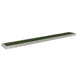  vidaXL Gabionen-Hochbeet Verzinkter Stahl 800x100x20 cm