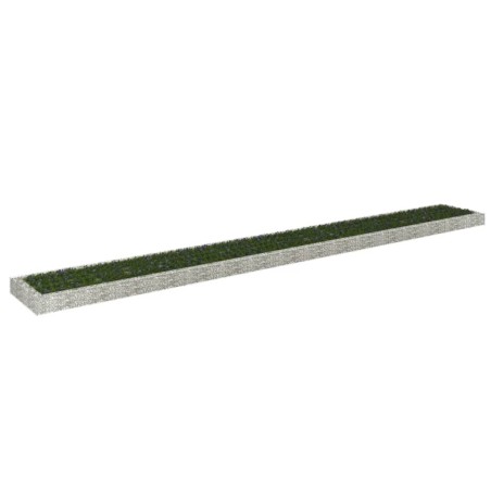  vidaXL Gabionen-Hochbeet Verzinkter Stahl 800x100x20 cm