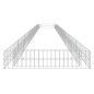 vidaXL Gabionen-Hochbeet Verzinkter Stahl 800x100x20 cm vidaXL Gabionen-Hochbeet Verzinkter Stahl 800x100x20 cm
