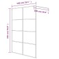 vidaXL Duschwand für Begehbare Dusche Silbern 140x195 cm ESG-Klarglas vidaXL Duschwand für Begehbare Dusche Silbern 140x195 cm ESG-Klarglas