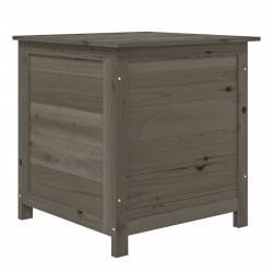 vidaXL Outdoor-Kissenbox Anthrazit 50x50x56 cm Massivholz Tanne