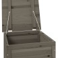 vidaXL Outdoor-Kissenbox Anthrazit 50x50x56 cm Massivholz Tanne vidaXL Outdoor-Kissenbox Anthrazit 50x50x56 cm Massivholz Tanne