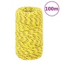 vidaXL Bootsseil Gelb 2 mm 100 m Polypropylen vidaXL Bootsseil Gelb 2 mm 100 m Polypropylen