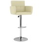 Barhocker 2 Stk. Creme Kunstleder Barhocker 2 Stk. Creme Kunstleder