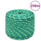 vidaXL Bootsseil Grün 12 mm 250 m Polypropylen vidaXL Bootsseil Grün 12 mm 250 m Polypropylen