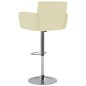 Barhocker 2 Stk. Creme Kunstleder Barhocker 2 Stk. Creme Kunstleder