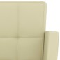 Barhocker 2 Stk. Creme Kunstleder Barhocker 2 Stk. Creme Kunstleder