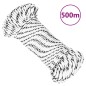 vidaXL Bootsseil Geflochten Weiß 3 mmx500 m Polyester vidaXL Bootsseil Geflochten Weiß 3 mmx500 m Polyester