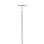 vidaXL Arbeitsseil Weiß 3 mm 250 m Polypropylen vidaXL Arbeitsseil Weiß 3 mm 250 m Polypropylen