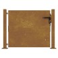 vidaXL Gartentor 105x80 cm Cortenstahl vidaXL Gartentor 105x80 cm Cortenstahl