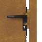 vidaXL Gartentor 105x80 cm Cortenstahl vidaXL Gartentor 105x80 cm Cortenstahl