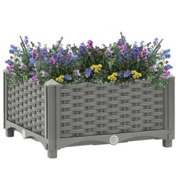 vidaXL Hochbeet 40x40x23 cm Polypropylen