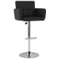 Barhocker 2 Stk. Schwarz Kunstleder Barhocker 2 Stk. Schwarz Kunstleder