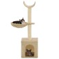 vidaXL Katzen-Kratzbaum mit Sisal-Kratzsäulen 105 cm Beige vidaXL Katzen-Kratzbaum mit Sisal-Kratzsäulen 105 cm Beige