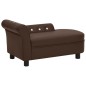 vidaXL Hundesofa Braun 83x45x42 cm Kunstleder vidaXL Hundesofa Braun 83x45x42 cm Kunstleder