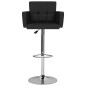 Barhocker 2 Stk. Schwarz Kunstleder Barhocker 2 Stk. Schwarz Kunstleder