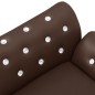 vidaXL Hundesofa Braun 83x45x42 cm Kunstleder vidaXL Hundesofa Braun 83x45x42 cm Kunstleder