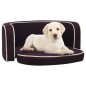 vidaXL Hundesofa Klappbar Burgunderrot 76x71x30 cm Leinen Kissen vidaXL Hundesofa Klappbar Burgunderrot 76x71x30 cm Leinen Kissen