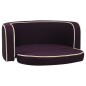 vidaXL Hundesofa Klappbar Burgunderrot 76x71x30 cm Leinen Kissen vidaXL Hundesofa Klappbar Burgunderrot 76x71x30 cm Leinen Kissen