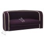 vidaXL Hundesofa Klappbar Burgunderrot 76x71x30 cm Leinen Kissen vidaXL Hundesofa Klappbar Burgunderrot 76x71x30 cm Leinen Kissen