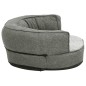 vidaXL Hundematratze Ergonomisch 60x42 cm Leinenoptik Fleece Grau vidaXL Hundematratze Ergonomisch 60x42 cm Leinenoptik Fleece Grau