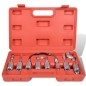 Adapter Fettpressen, 7 tlg. Set, Panzerschlauch Adapter Fettpressen, 7 tlg. Set, Panzerschlauch
