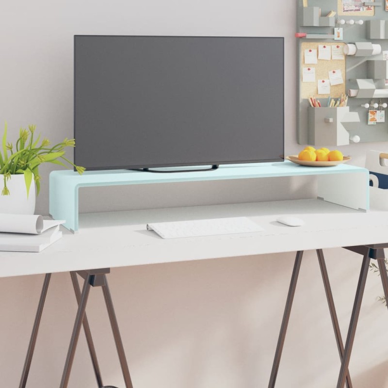 vidaXL TV-Aufsatz/Monitorerhöhung Glas Grün 90x30x13 cm vidaXL TV-Aufsatz/Monitorerhöhung Glas Grün 90x30x13 cm