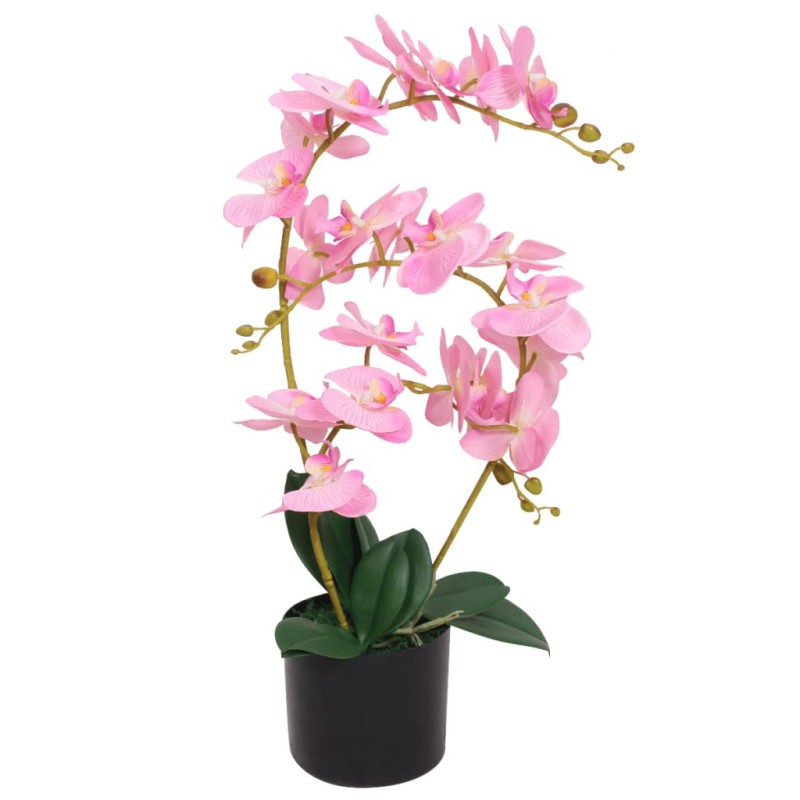 vidaXL Künstliche Orchidee mit Topf 65 cm Rosa vidaXL Künstliche Orchidee mit Topf 65 cm Rosa