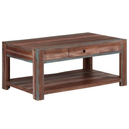 vidaXL Couchtisch Massivholz Vintage 88 x 50 x 38 cm