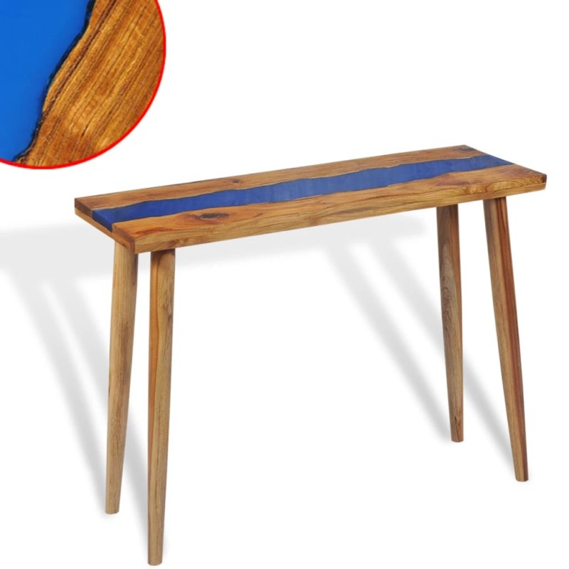 vidaXL Konsolentisch Teak Harz 100 x 35 x 75 cm vidaXL Konsolentisch Teak Harz 100 x 35 x 75 cm