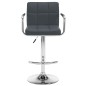 Barhocker 2 Stk. Grau Kunstleder Barhocker 2 Stk. Grau Kunstleder