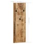 vidaXL Wandgarderobe 2 Stk. Mangoholz Massiv 36x110x3 cm vidaXL Wandgarderobe 2 Stk. Mangoholz Massiv 36x110x3 cm