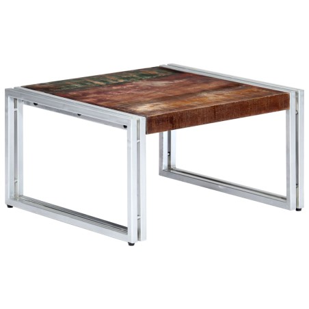 vidaXL Couchtisch 60x60x35 cm Altholz Massiv 