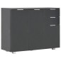 vidaXL Sideboard Hochglanz-Schwarz 107x35x80,5 cm vidaXL Sideboard Hochglanz-Schwarz 107x35x80,5 cm