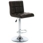 Barhocker 2 Stk. Braun Kunstleder Barhocker 2 Stk. Braun Kunstleder