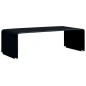 vidaXL Couchtisch Schwarz 98x45x31 cm Hartglas vidaXL Couchtisch Schwarz 98x45x31 cm Hartglas