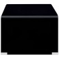 vidaXL Couchtisch Schwarz 98x45x31 cm Hartglas vidaXL Couchtisch Schwarz 98x45x31 cm Hartglas