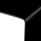 vidaXL Couchtisch Schwarz 98x45x31 cm Hartglas vidaXL Couchtisch Schwarz 98x45x31 cm Hartglas