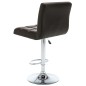 Barhocker 2 Stk. Braun Kunstleder Barhocker 2 Stk. Braun Kunstleder