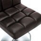 Barhocker 2 Stk. Braun Kunstleder Barhocker 2 Stk. Braun Kunstleder