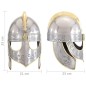 vidaXL Beowulf Helm Antik Replik für LARP Silbern Stahl vidaXL Beowulf Helm Antik Replik für LARP Silbern Stahl