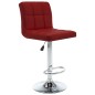 Barhocker 2 Stk. Weinrot Kunstleder Barhocker 2 Stk. Weinrot Kunstleder
