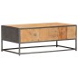 vidaXL Couchtisch 90x50x35 cm Altholz Massiv vidaXL Couchtisch 90x50x35 cm Altholz Massiv