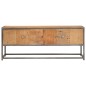 vidaXL Couchtisch 90x50x35 cm Altholz Massiv vidaXL Couchtisch 90x50x35 cm Altholz Massiv