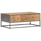 vidaXL Couchtisch 90x50x35 cm Altholz Massiv vidaXL Couchtisch 90x50x35 cm Altholz Massiv