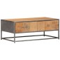 vidaXL Couchtisch 90x50x35 cm Altholz Massiv vidaXL Couchtisch 90x50x35 cm Altholz Massiv