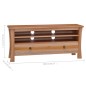 vidaXL TV-Schrank 100x30x45 cm Massivholz Mahagoni vidaXL TV-Schrank 100x30x45 cm Massivholz Mahagoni